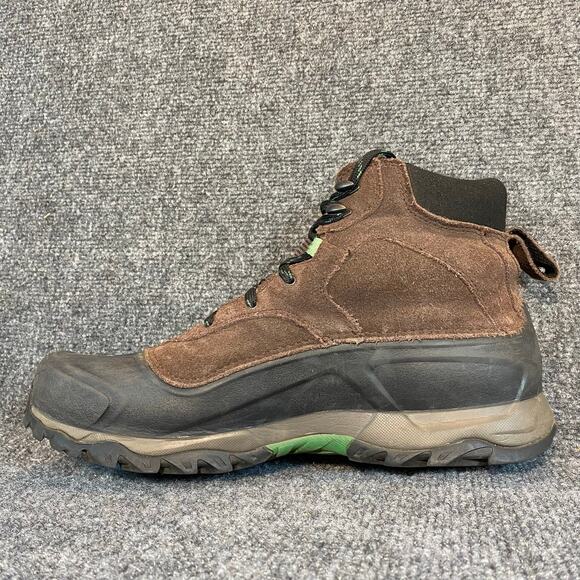 The North Face Heat Seeker Winter Boots Mens Size 13 Brown Waterproof Suede